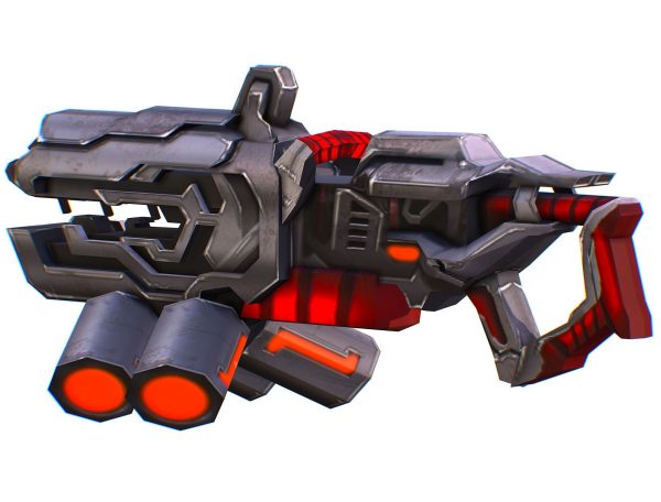 Assault heavy machine gun cannon naff barrel blaster laser arms