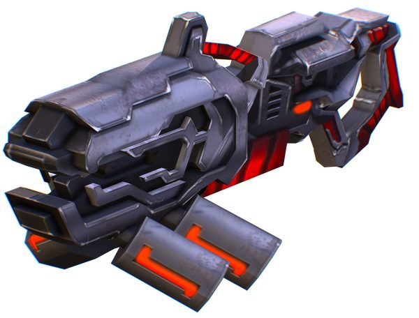 Assault heavy machine gun cannon naff barrel blaster laser arms