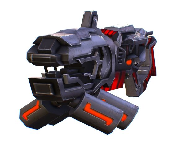Assault heavy machine gun cannon naff barrel blaster laser arms