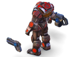 Assault heavy machine gun cannon naff barrel blaster laser arms