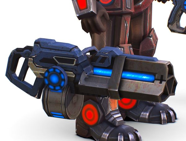 Assault heavy machine gun cannon naff barrel blaster laser arms