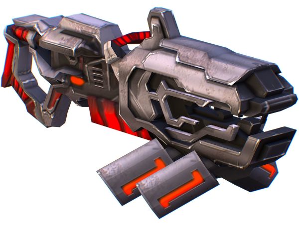 Assault heavy machine gun cannon naff barrel blaster laser arms