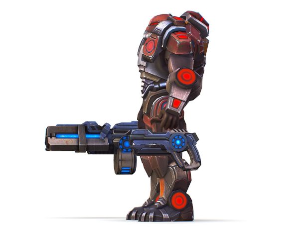 Assault heavy machine gun cannon naff barrel blaster laser arms