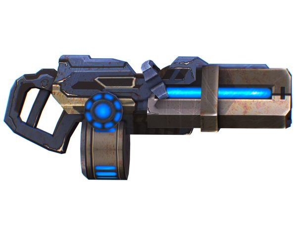 Assault heavy machine gun cannon naff barrel blaster laser arms