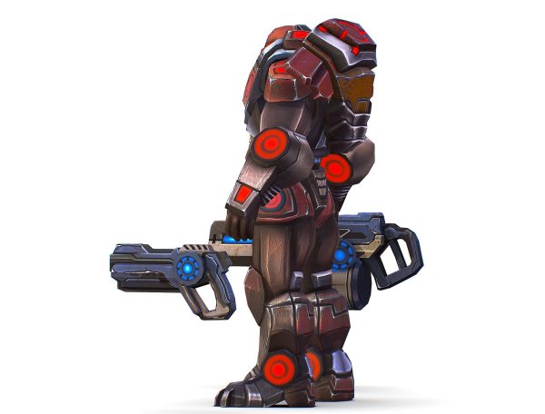 Assault heavy machine gun cannon naff barrel blaster laser arms