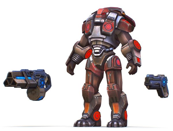 Assault heavy machine gun cannon naff barrel blaster laser arms
