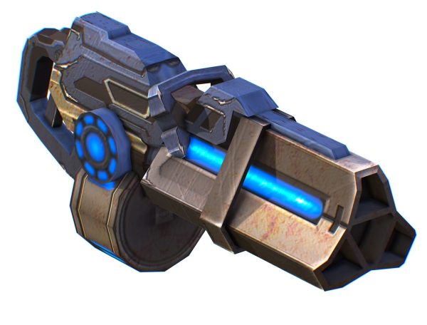 Assault heavy machine gun cannon naff barrel blaster laser arms