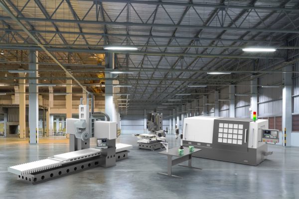 Assembly of machining equipments
