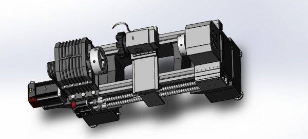 Assembly of machining equipments