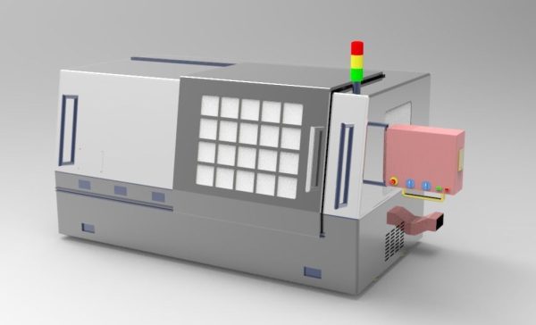 Assembly of machining equipments