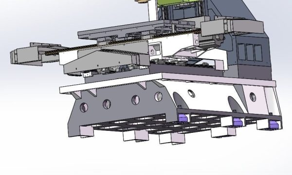 Assembly of machining equipments