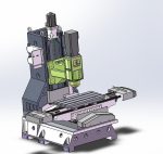 Assembly of machining equipments