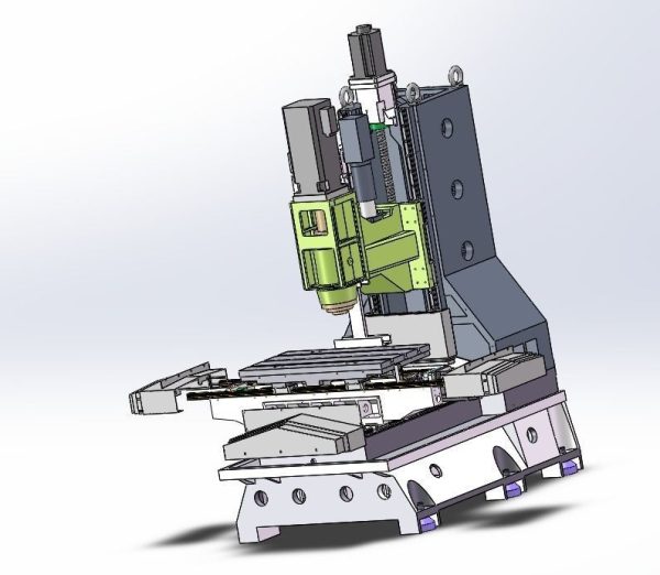 Assembly of machining equipments