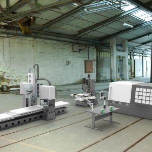 Assembly of machining equipments