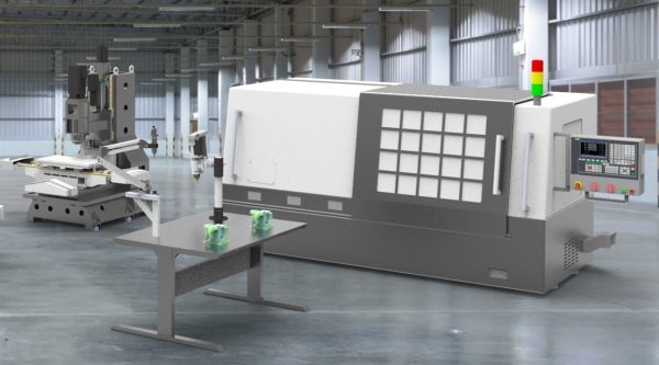 Assembly of machining equipments