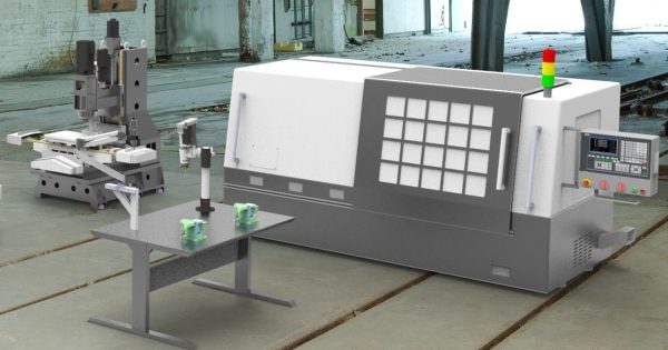 Assembly of machining equipments