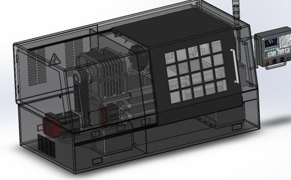Assembly of machining equipments