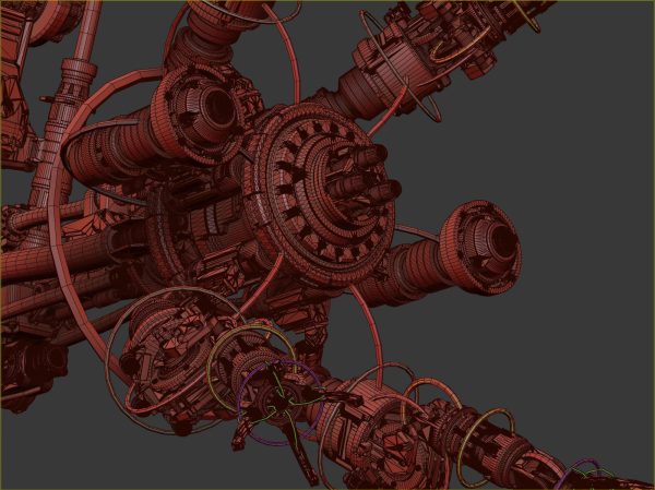Assembly Robot Rigged 3D Model