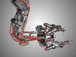 Assembly Robot Rigged 3D Model