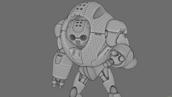 ASTRONAUT BOT V-2000  RIGGED