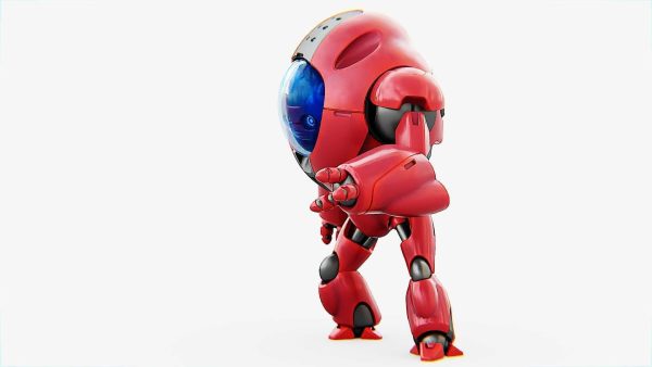 ASTRONAUT BOT V-2000  RIGGED