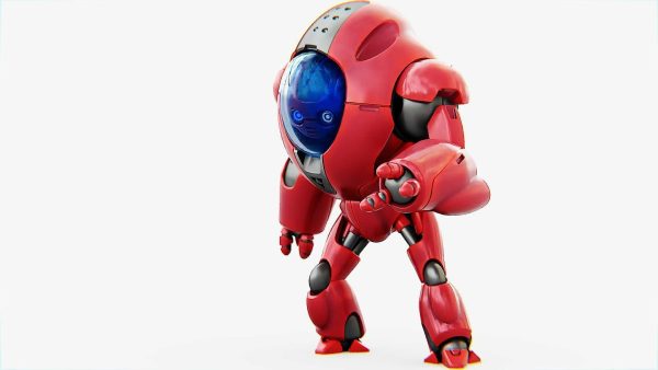 ASTRONAUT BOT V-2000  RIGGED