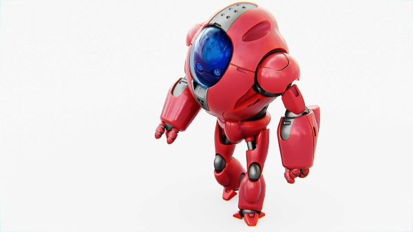 ASTRONAUT BOT V-2000  RIGGED