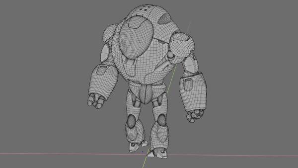 ASTRONAUT BOT V-2000  RIGGED