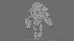 ASTRONAUT BOT V-2000  RIGGED