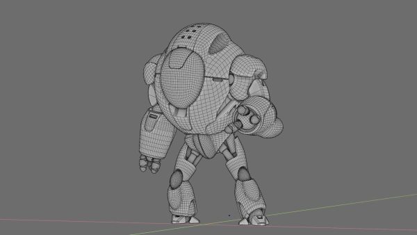 ASTRONAUT BOT V-2000  RIGGED