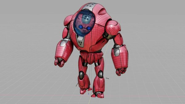 ASTRONAUT BOT V-2000  RIGGED