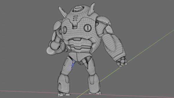 ASTRONAUT BOT V-3000   RIGGED