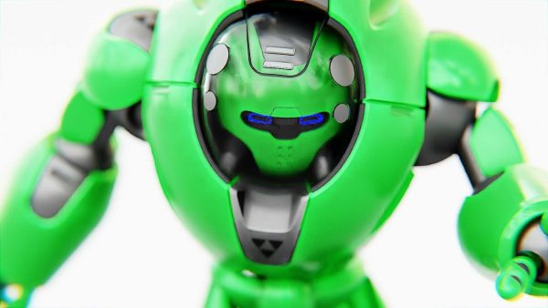 ASTRONAUT BOT V-3000   RIGGED