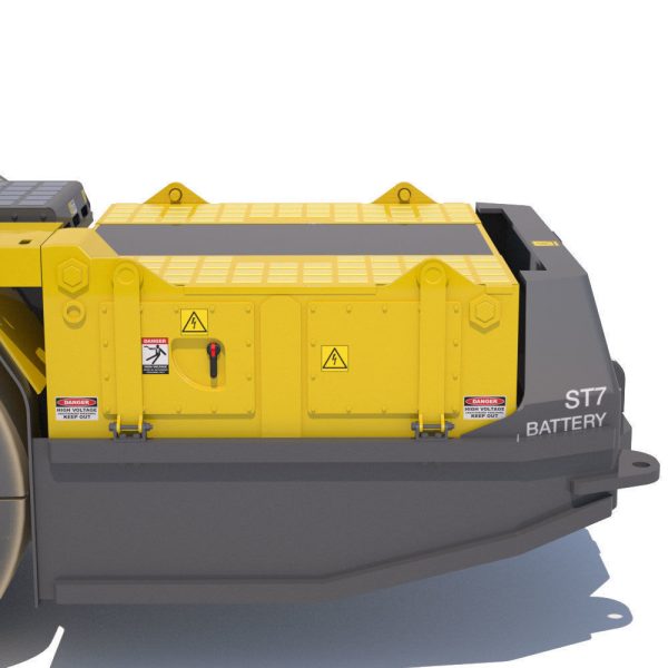Atlas Copco underground loader Scooptram ST7 battery powered