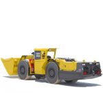 Atlas Copco underground loader Scooptram ST7 battery powered