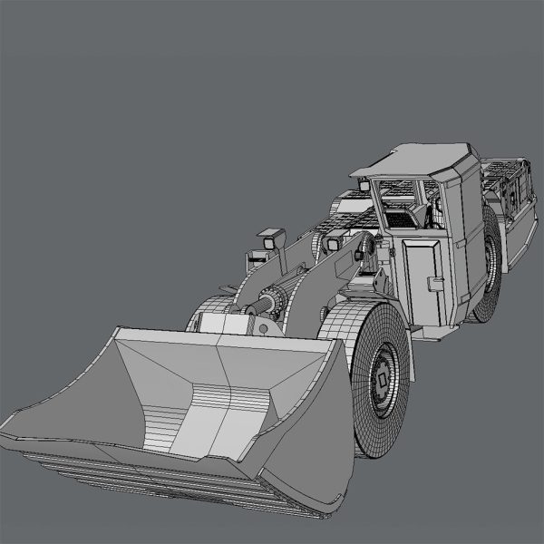 Atlas Copco underground loader Scooptram ST7 battery powered