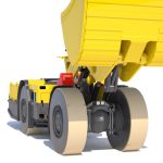 Atlas Copco underground loader Scooptram ST7 battery powered