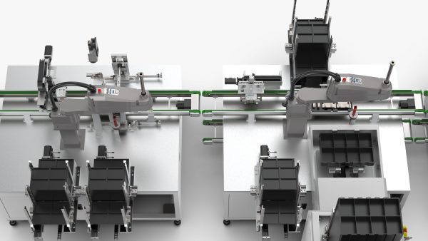 Automatic 8-Channel TR Component Integrated Assembly Line