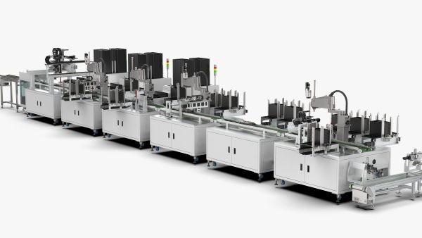Automatic 8-Channel TR Component Integrated Assembly Line