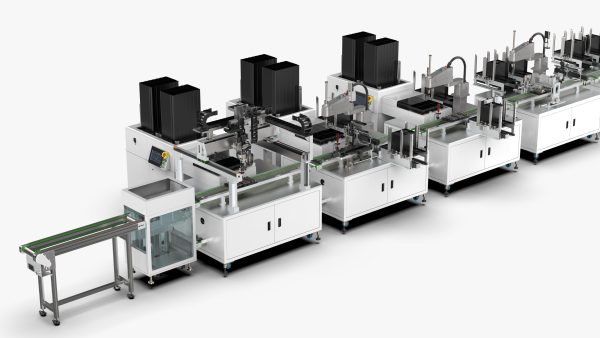 Automatic 8-Channel TR Component Integrated Assembly Line