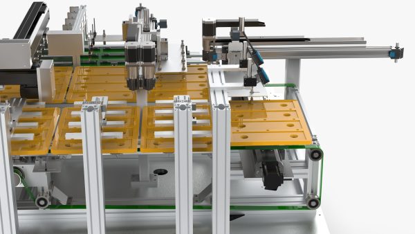 Automatic Battery Cover Assembly and Testing Machine