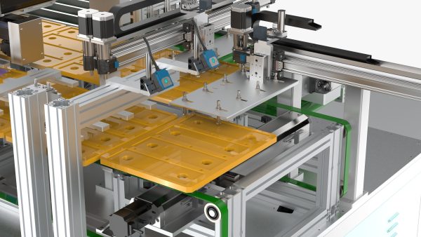 Automatic Battery Cover Assembly and Testing Machine
