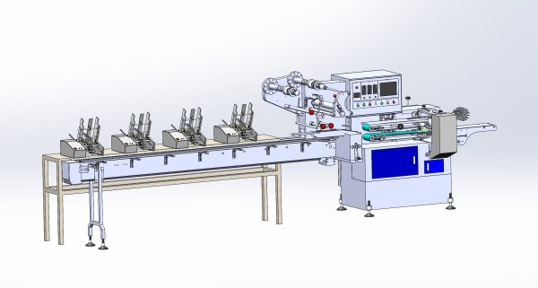 Automatic card issuing and packing machine