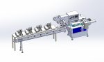 Automatic card issuing and packing machine