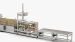 Automatic Carton Unpacking Packing and Palletizing Machine