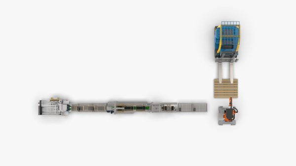 Automatic Carton Unpacking Packing and Palletizing Machine