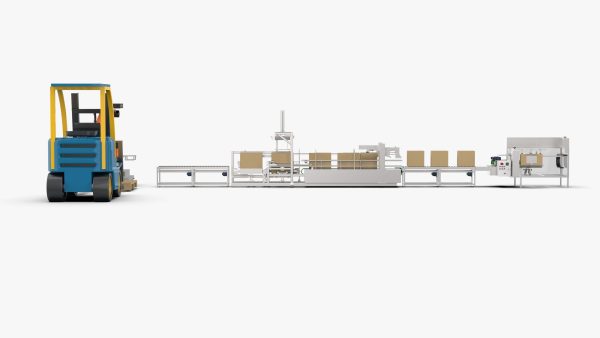 Automatic Carton Unpacking Packing and Palletizing Machine