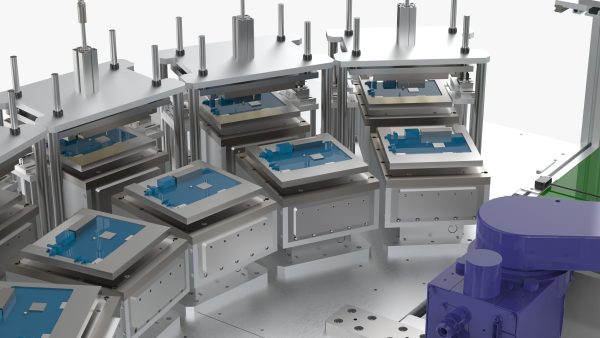 Automatic Circuit Board Robot Handling and Testing Machine