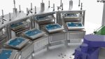 Automatic Circuit Board Robot Handling and Testing Machine