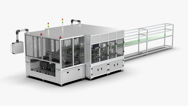 Automatic Circuit Board Robot Handling and Testing Machine